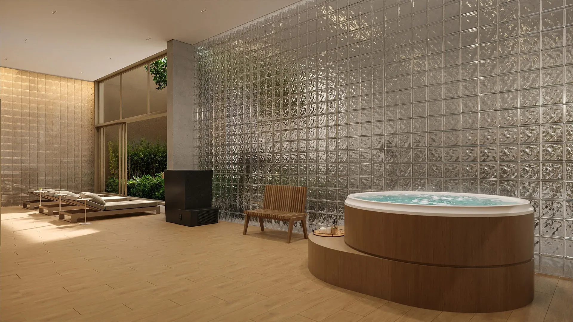 Alameda Mará - Espaço Wellness com crioterapia no térreo - Moema, São Paulo - Póvoa Boutique Imobiliária