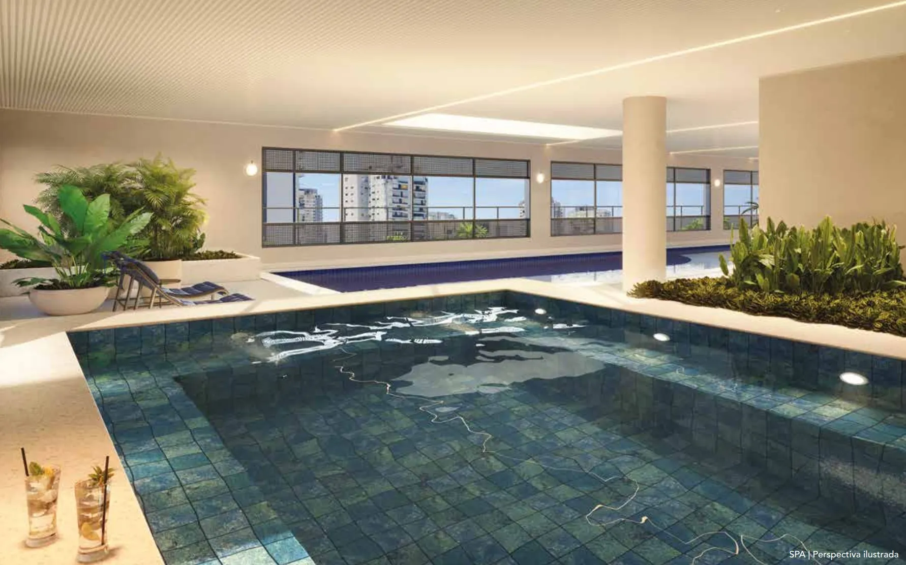 Casa Nacional Eztec — SPA de bem-estar do empreendimento no Brooklin