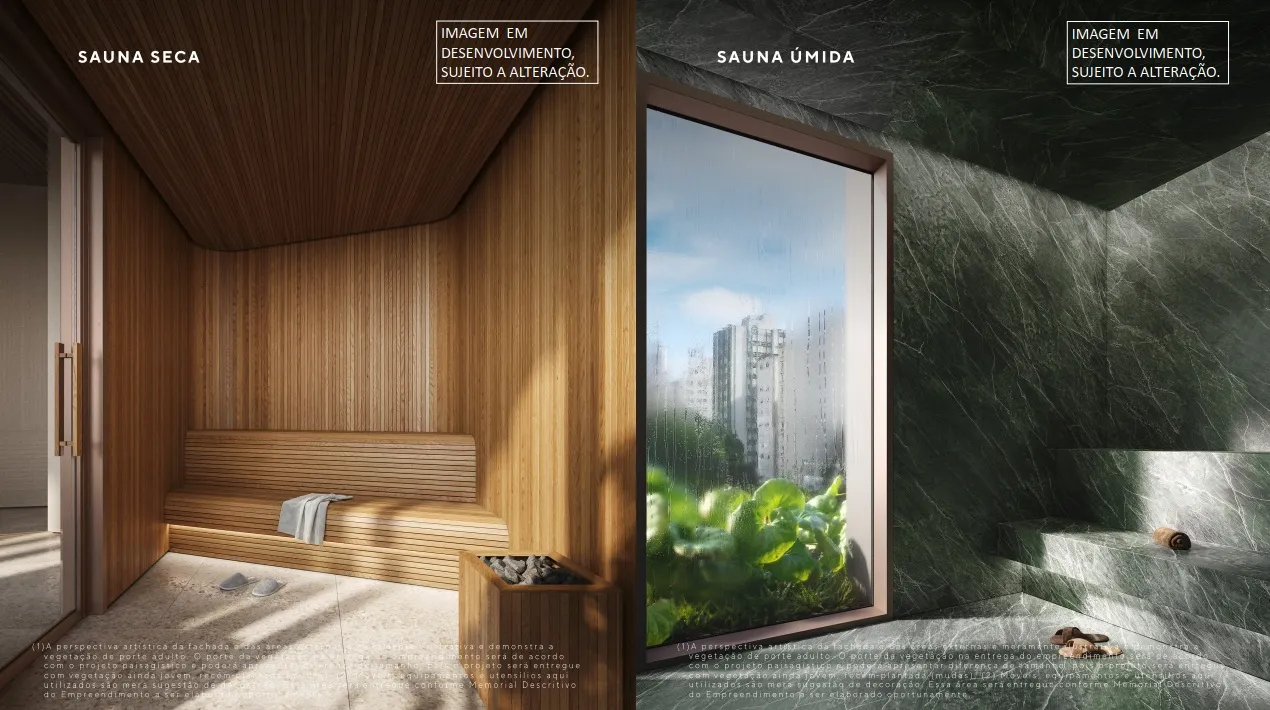 Renato 410 — sauna seca e sauna úmida em pedra natural
