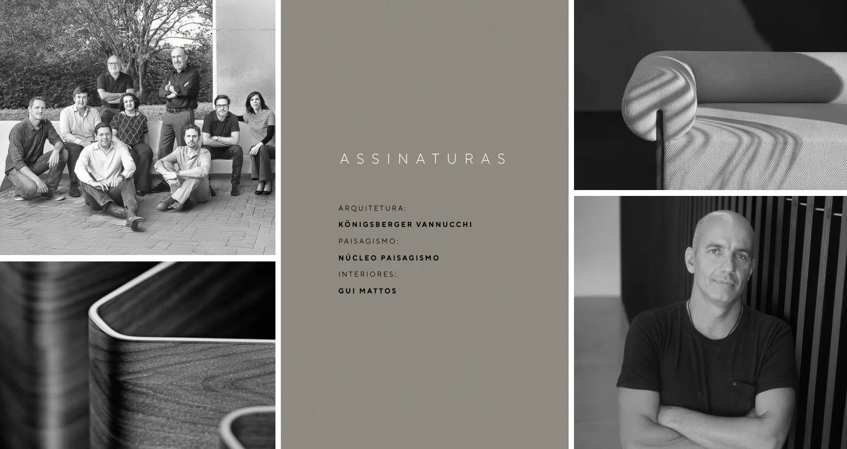 Renato 410 — assinaturas Königsberger Vannucchi (arquitetura), Gui Mattos (interiores) e Núcleo (paisagismo)
