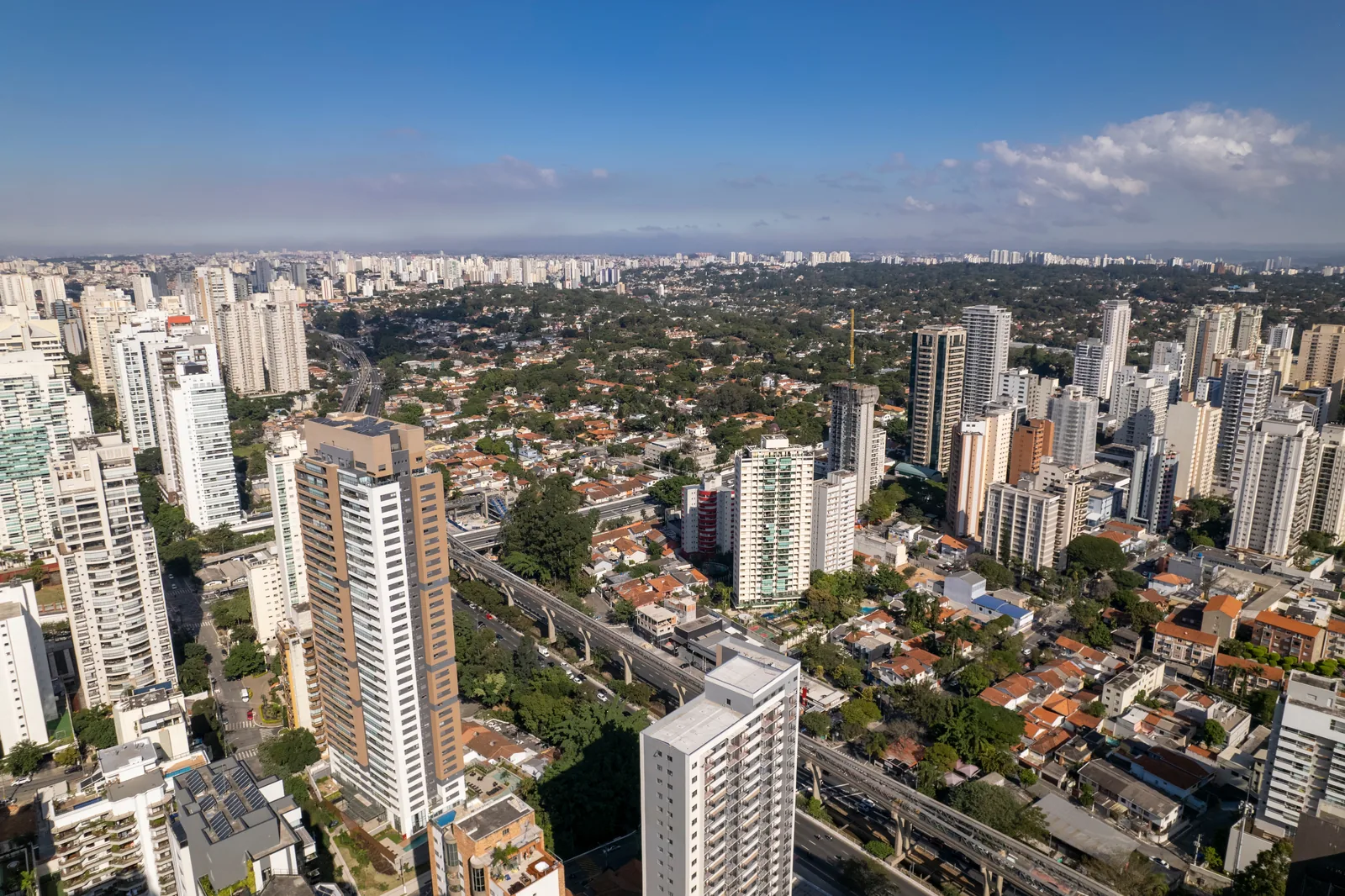 Campo Belo, with Brooklin in the background — São Paulo, Brazil