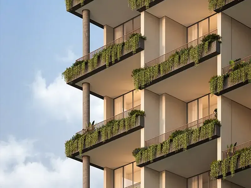 Fachada do NUV Moema em Moema, São Paulo — Planik
