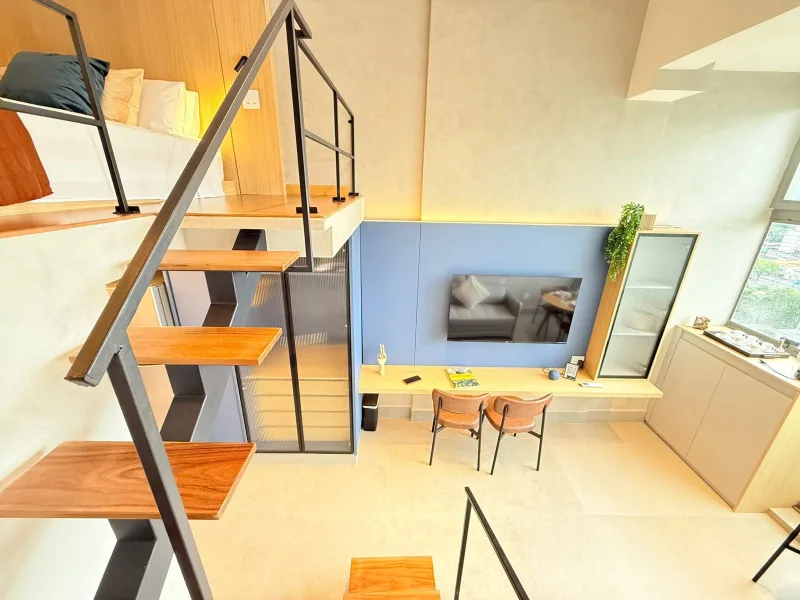 Interior de apartamento de 27 m² na Rua Ministro Gabriel de Rezende Passos, Moema, São Paulo